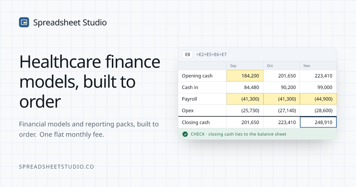 financial-models-reporting-packs-built-to-order-spreadsheet-studio